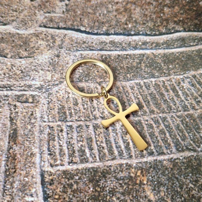 Porte Clef Ankh ou chat egyptien