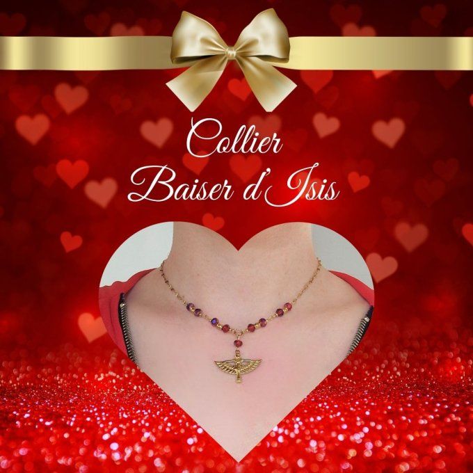 Saint Valentin - Collier Baiser d'Isis